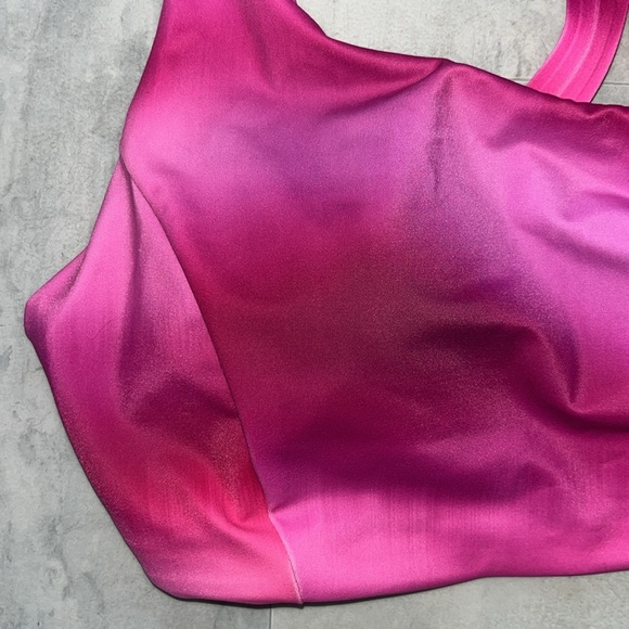 Athleta   Racer back Bra Variations of pink/purple interior removable pads  Sz M - Picture 4 of 9